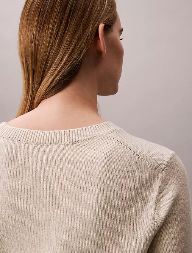 Pull en chenille de coton lisse Monologo Pull en chenille de coton lisse Monologo