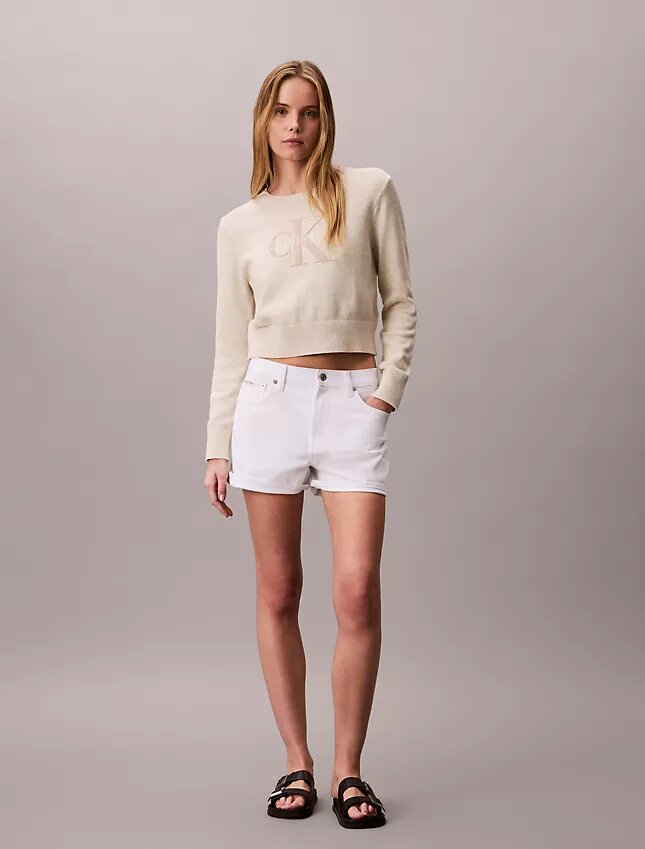 Pull en chenille de coton lisse Monologo Pull en chenille de coton lisse Monologo