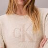 Pull en chenille de coton lisse Monologo Pull en chenille de coton lisse Monologo