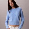 Pull en coton lisse avec Monogram Pull en coton lisse avec Monogram