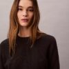 Pull en coton lisse avec Monogram Pull en coton lisse avec Monogram