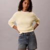 Pull en coton lisse avec Monogram Pull en coton lisse avec Monogram