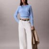 Pull en coton lisse avec Monogram Pull en coton lisse avec Monogram