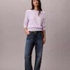 Pull en coton lisse avec Monogram Pull en coton lisse avec Monogram