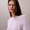 Pull en coton lisse avec Monogram Pull en coton lisse avec Monogram