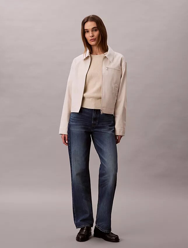 Pull en coton lisse avec Monogram Pull en coton lisse avec Monogram