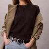 Pull en coton lisse avec Monogram Pull en coton lisse avec Monogram