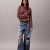 Pull en coton lisse avec Monogram Pull en coton lisse avec Monogram