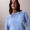 Pull en coton lisse avec Monogram Pull en coton lisse avec Monogram