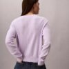 Pull en coton lisse avec Monogram Pull en coton lisse avec Monogram