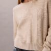 Pull en coton lisse avec Monogram Pull en coton lisse avec Monogram