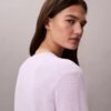 Pull en coton lisse avec Monogram Pull en coton lisse avec Monogram