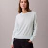 Pull en coton lisse à Monogram Pull en coton lisse à Monogram