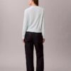 Pull en coton lisse à Monogram Pull en coton lisse à Monogram