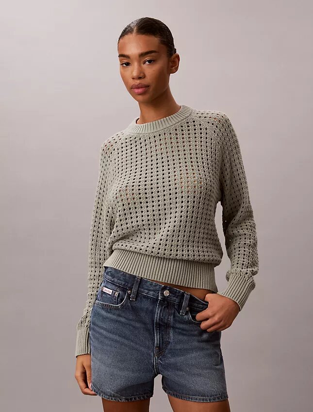 Pull à mailles ouvertes Pull à mailles ouvertes