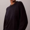 Pull Monogram ample en coton lisse Pull Monogram ample en coton lisse
