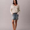Pull Monogram décontracté en coton lisse Pull Monogram décontracté en coton lisse