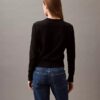 Pull Monogram décontracté en coton lisse Pull Monogram décontracté en coton lisse