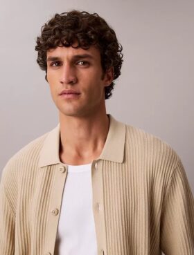 Pull-over en coton à boutons