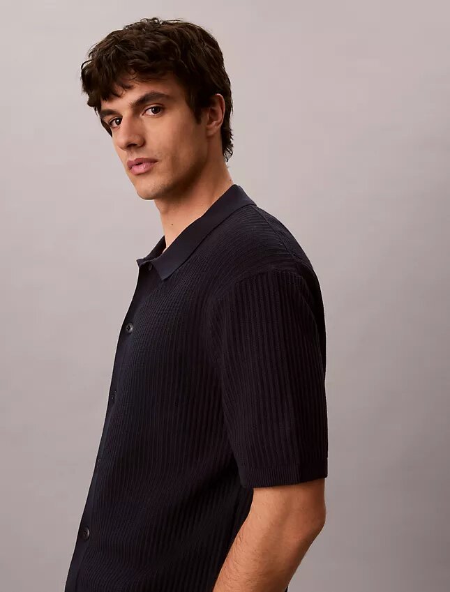 Pull-over en coton à boutons Pull-over en coton à boutons