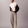 Pull slim en coton côtelé Pull slim en coton côtelé