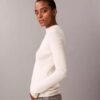 Pull slim en coton côtelé Pull slim en coton côtelé