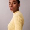 Pull slim en coton côtelé Pull slim en coton côtelé