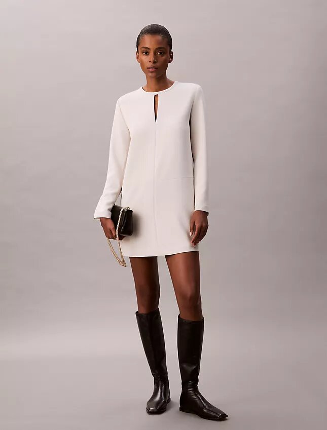 Robe ajustée en crêpe Robe ajustée en crêpe