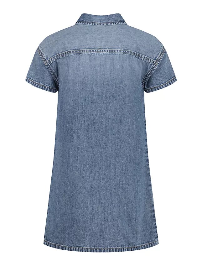Robe chemise en denim pour filles Robe chemise en denim pour filles