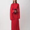 Robe de soirée drapée Sara