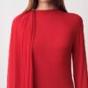 Robe de soirée drapée Sara
