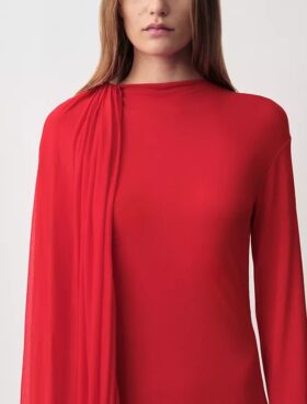 Robe de soirée drapée Sara Robe de soirée drapée Sara