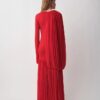 Robe de soirée drapée Sara