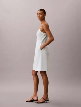 Robe en mélange de lin