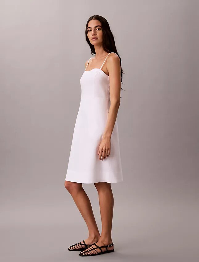 Robe en mélange de lin Robe en mélange de lin