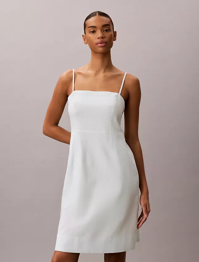 Robe en mélange de lin Robe en mélange de lin