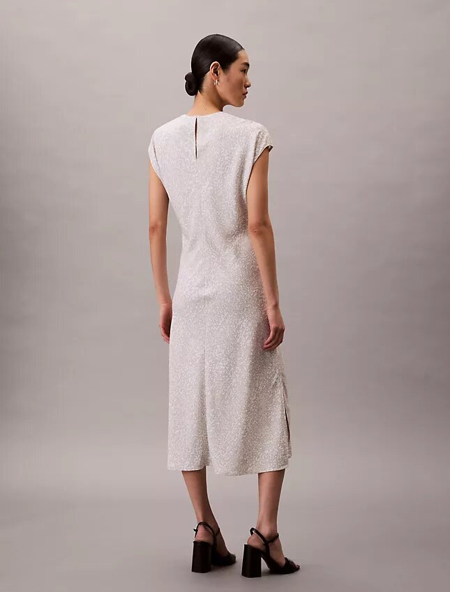 Robe fourreau mi-longue imprimée Robe fourreau mi-longue imprimée