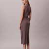 Robe froncée en jersey raffiné Robe froncée en jersey raffiné