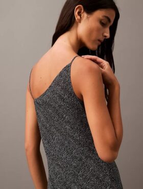Robe longue asymétrique en mousseline imprimée