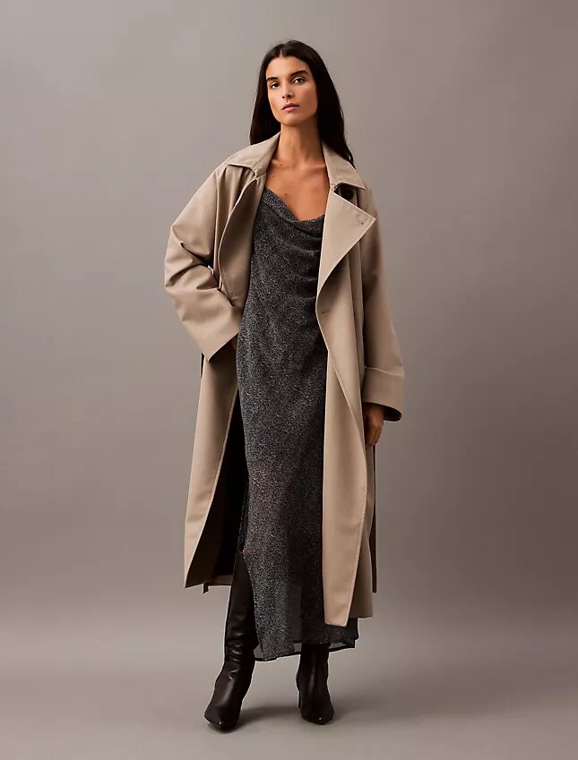 Robe longue asymétrique en mousseline imprimée Robe longue asymétrique en mousseline imprimée