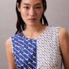 Robe mi-longue en sergé de viscose imprimé Robe mi-longue en sergé de viscose imprimé