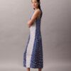 Robe mi-longue en sergé de viscose imprimé Robe mi-longue en sergé de viscose imprimé