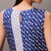 Robe mi-longue en sergé de viscose imprimé Robe mi-longue en sergé de viscose imprimé