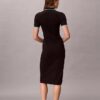 Robe midi à bordures colorées Robe midi à bordures colorées