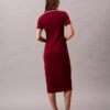 Robe midi à bordures colorées Robe midi à bordures colorées
