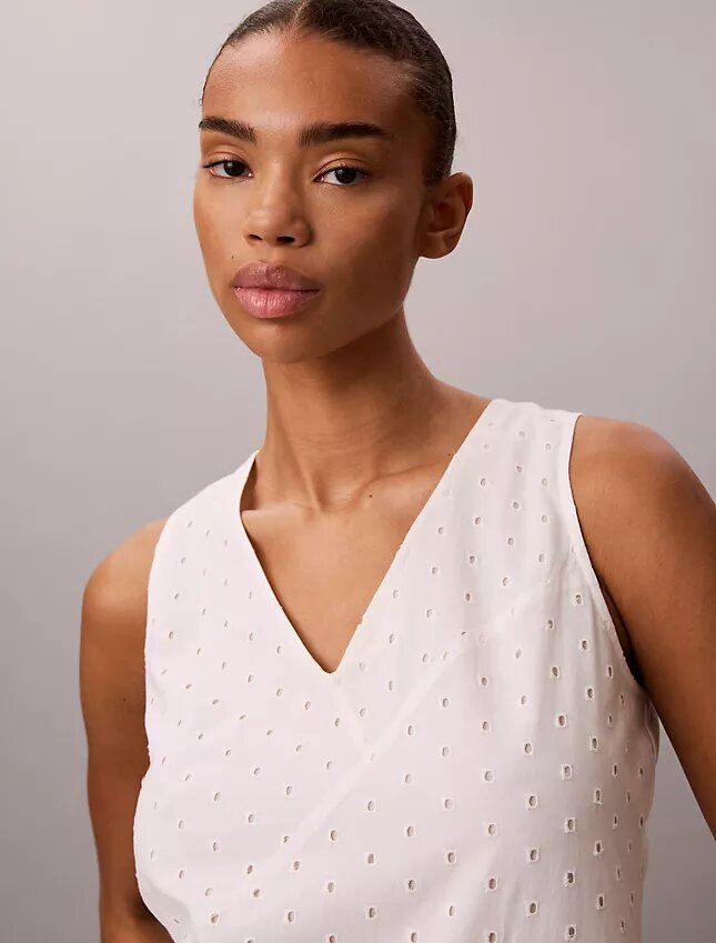 Robe midi brodée Robe midi brodée