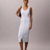Robe midi en coton lisse Robe midi en coton lisse