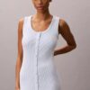 Robe midi en coton lisse Robe midi en coton lisse