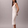 Robe midi en coton lisse Robe midi en coton lisse