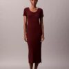 Robe midi en coton raffiné Robe midi en coton raffiné